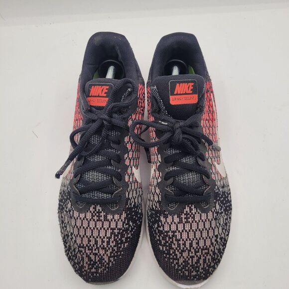 Nike Air Max Sequent 2 852465-004 Black Pink Running Shoes Sneaker Size 7 Airmax - Picture 4 of 9
